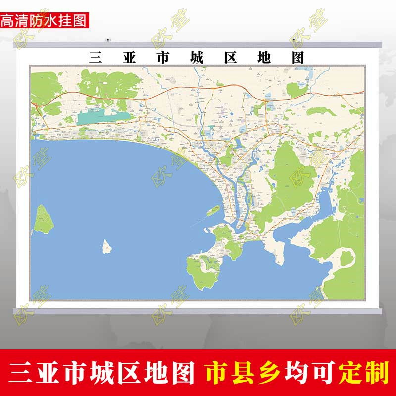 海南省三亞市地圖全圖解析與探索，海南省三亞市全地圖解析及探索之旅