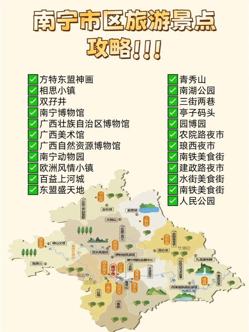 南寧最值得去的景點(diǎn)推薦，探尋城市之美，南寧必游景點(diǎn)推薦，探尋城市魅力之旅
